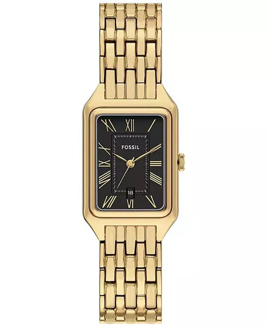 Fossil Raquel Three-Hand Date Gold-Tone Stainless Steel Watch 23mm