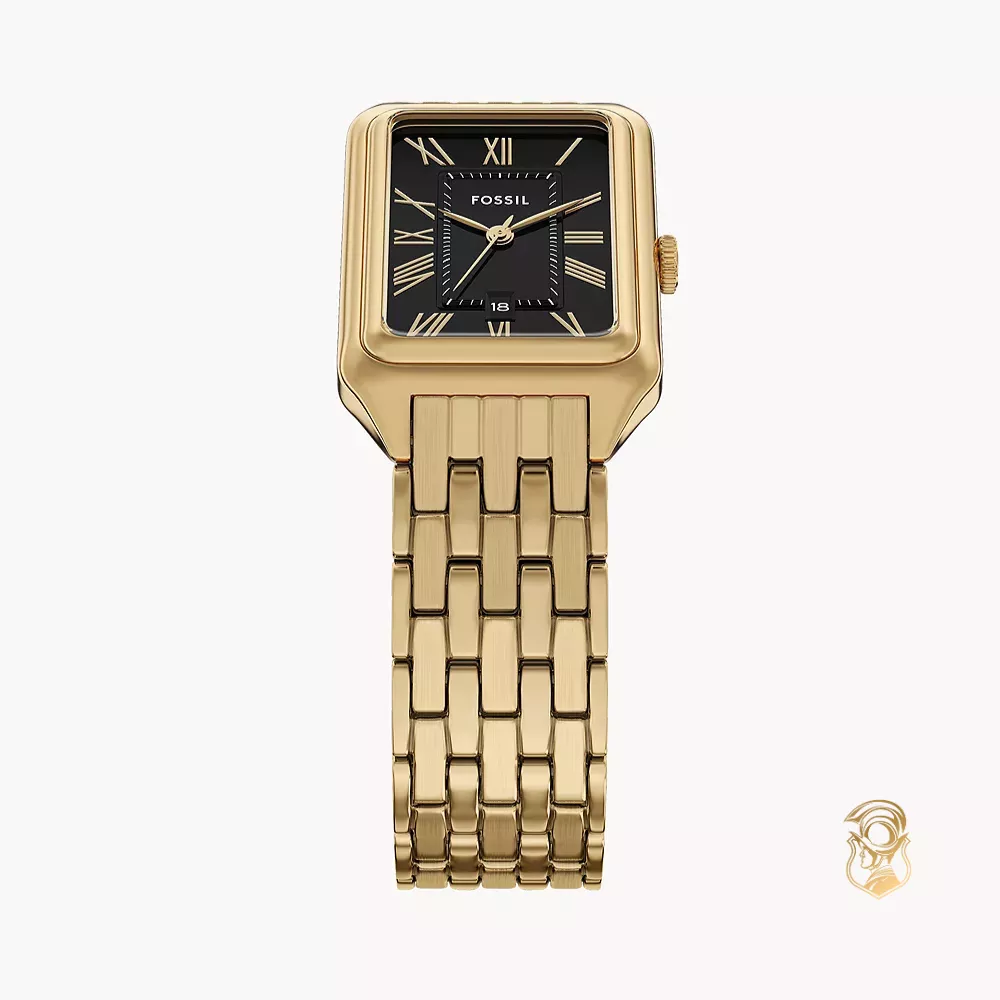 Fossil Raquel Three-Hand Date Gold-Tone Stainless Steel Watch 23mm
