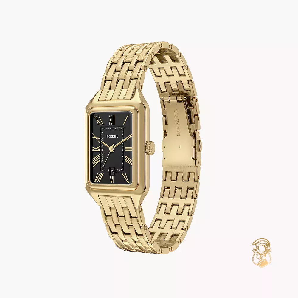 Fossil Raquel Three-Hand Date Gold-Tone Stainless Steel Watch 23mm