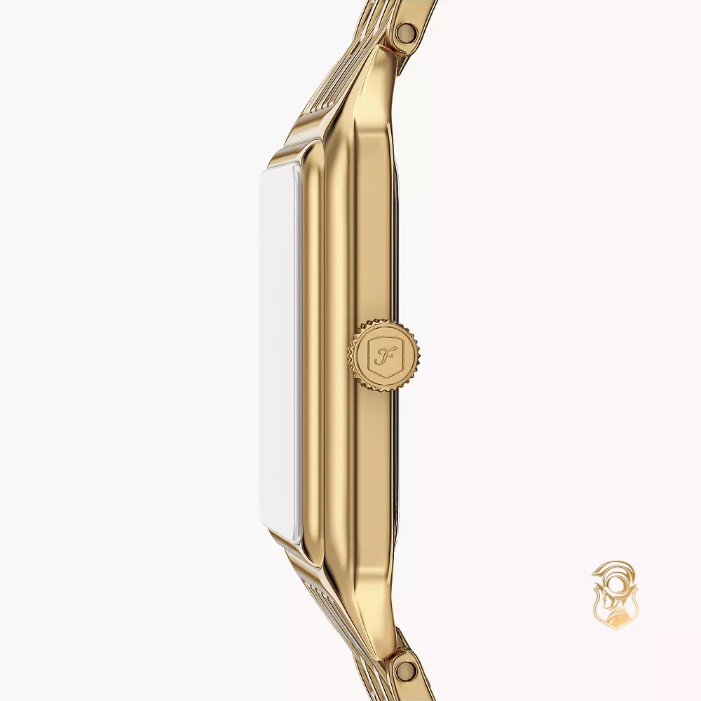 Fossil Raquel Three-Hand Date Gold-Tone Stainless Steel Watch 23mm