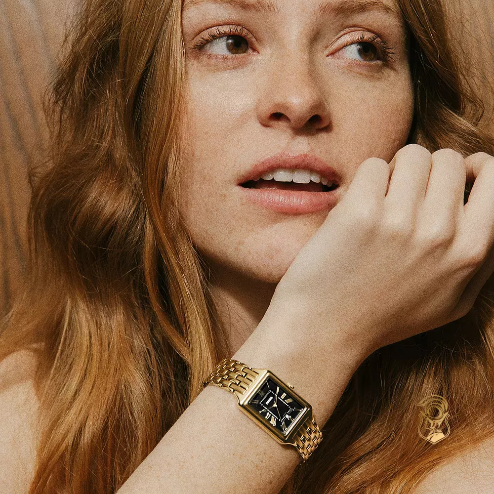 Fossil Raquel Three-Hand Date Gold-Tone Stainless Steel Watch 23mm