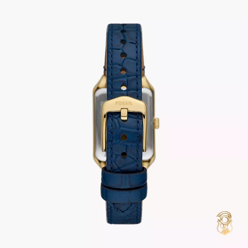 Fossil Raquel Three-Hand Date Navy LiteHide Watch 23mm