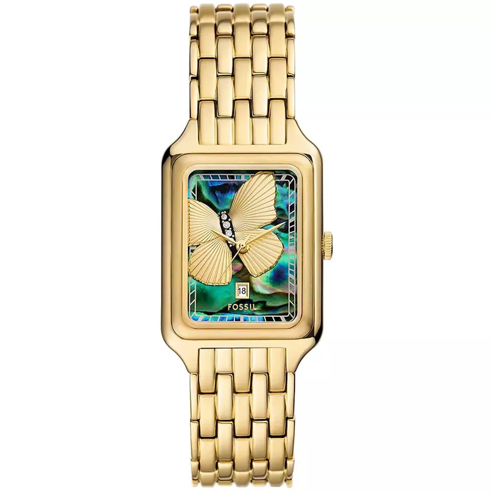 Fossil Raquel Three-Hand Date Stainless Steel Watch 26mm