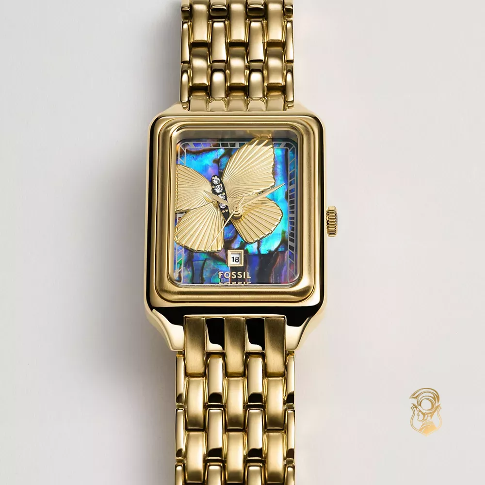 Fossil Raquel Three-Hand Date Stainless Steel Watch 26mm