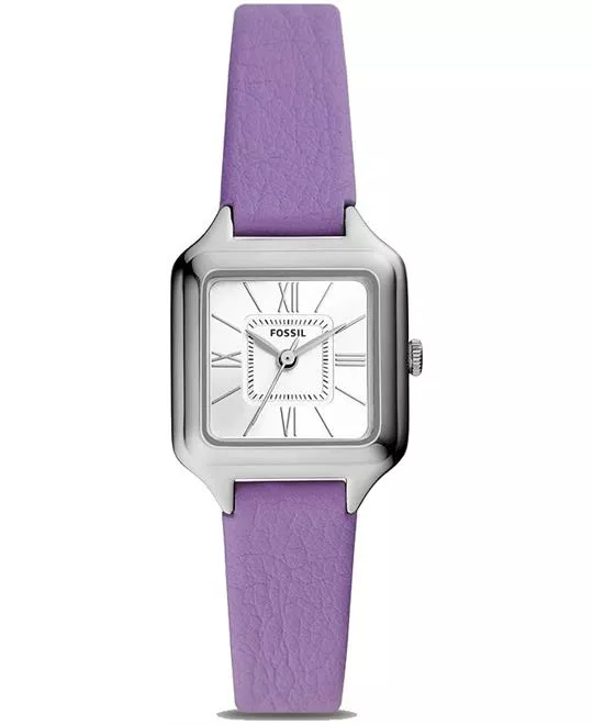Fossil Raquel Three-Hand Purple Eco Leather Watch