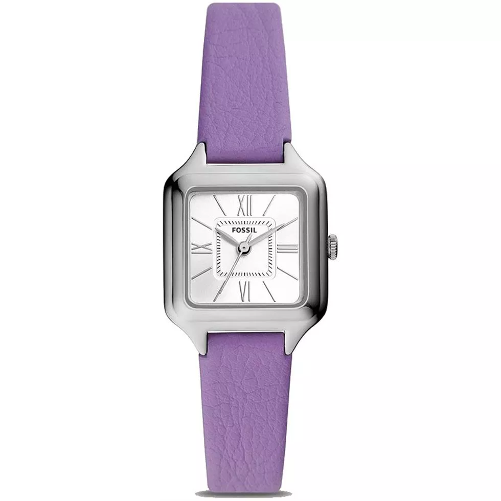 Fossil Raquel Three-Hand Purple Eco Leather Watch