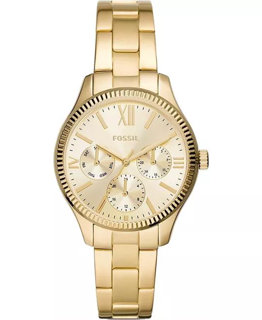 Fossil Rye Multifunction Gold-Tone Watch 36mm