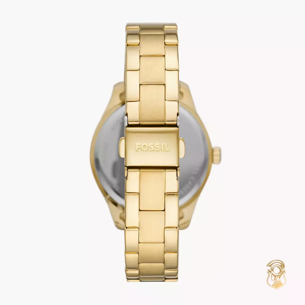 Fossil Rye Multifunction Gold-Tone Watch 36mm