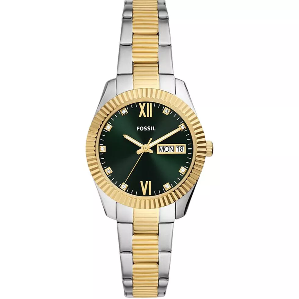 Fossil Scarlette Three-Hand Day-Date Watch 32mm