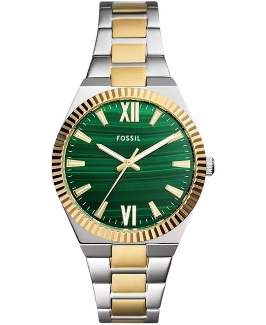 Fossil Scarlette Three-Hand Two-Tone Stainless Steel Watch 38mm