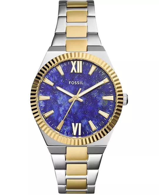 Fossil Scarlette Three-Hand Two-Tone Stainless Steel Watch 38mm