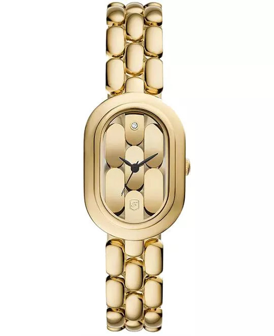 Fossil Sloan Three-Hand Gold-Tone Stainless Steel Watch 24mm