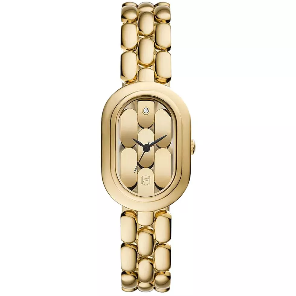 Fossil Sloan Three-Hand Gold-Tone Stainless Steel Watch 24mm