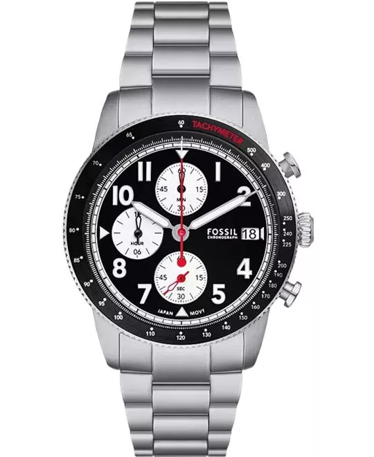 Fossil Sport Tourer Chronograph Stainless Steel Watch 42mm