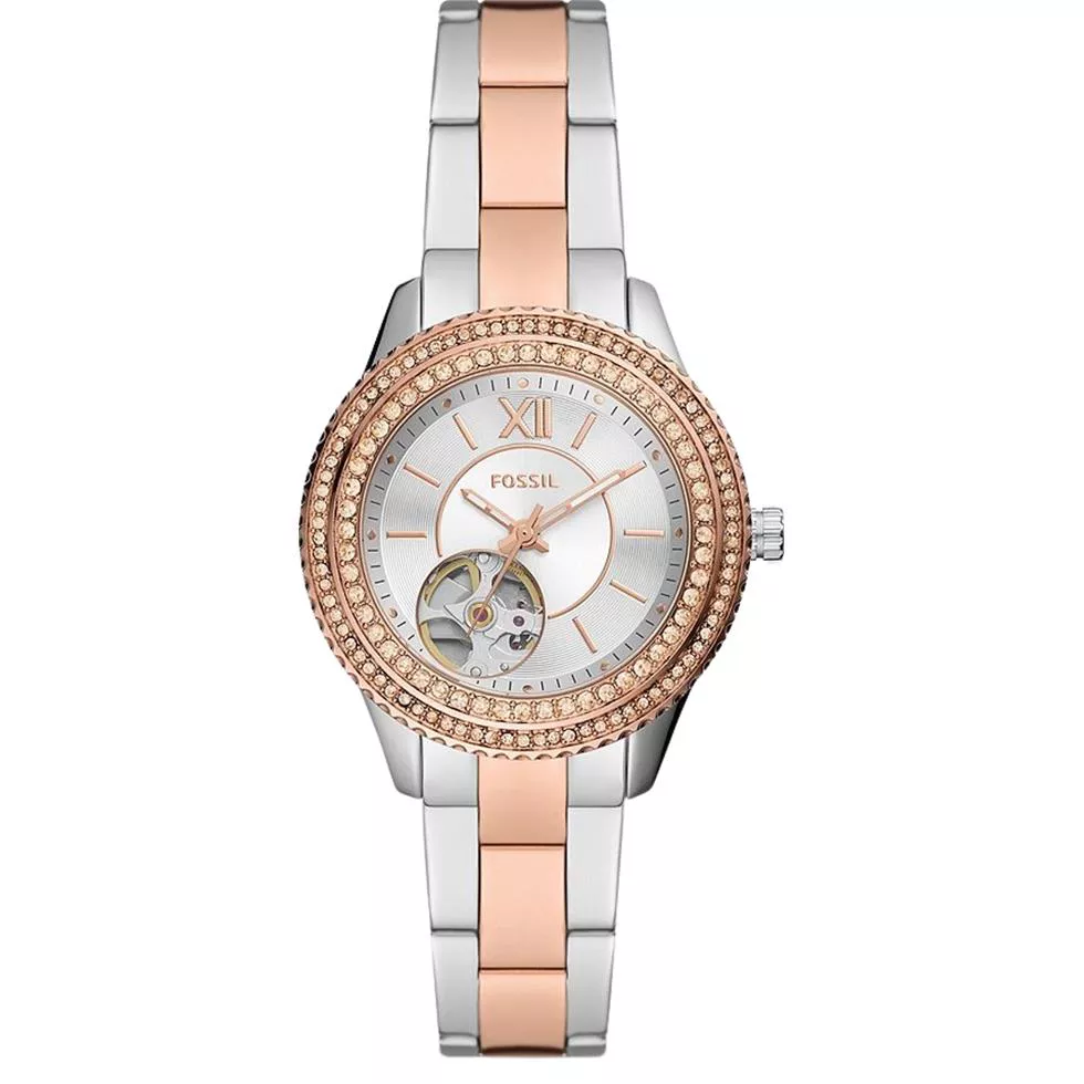 Fossil Stella Automatic Two-Tone Stainless Watch 34MM