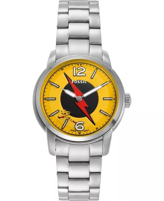 Fossil The Reverse-Flash™ Three-Hand Stainless Steel Watch 40mm
