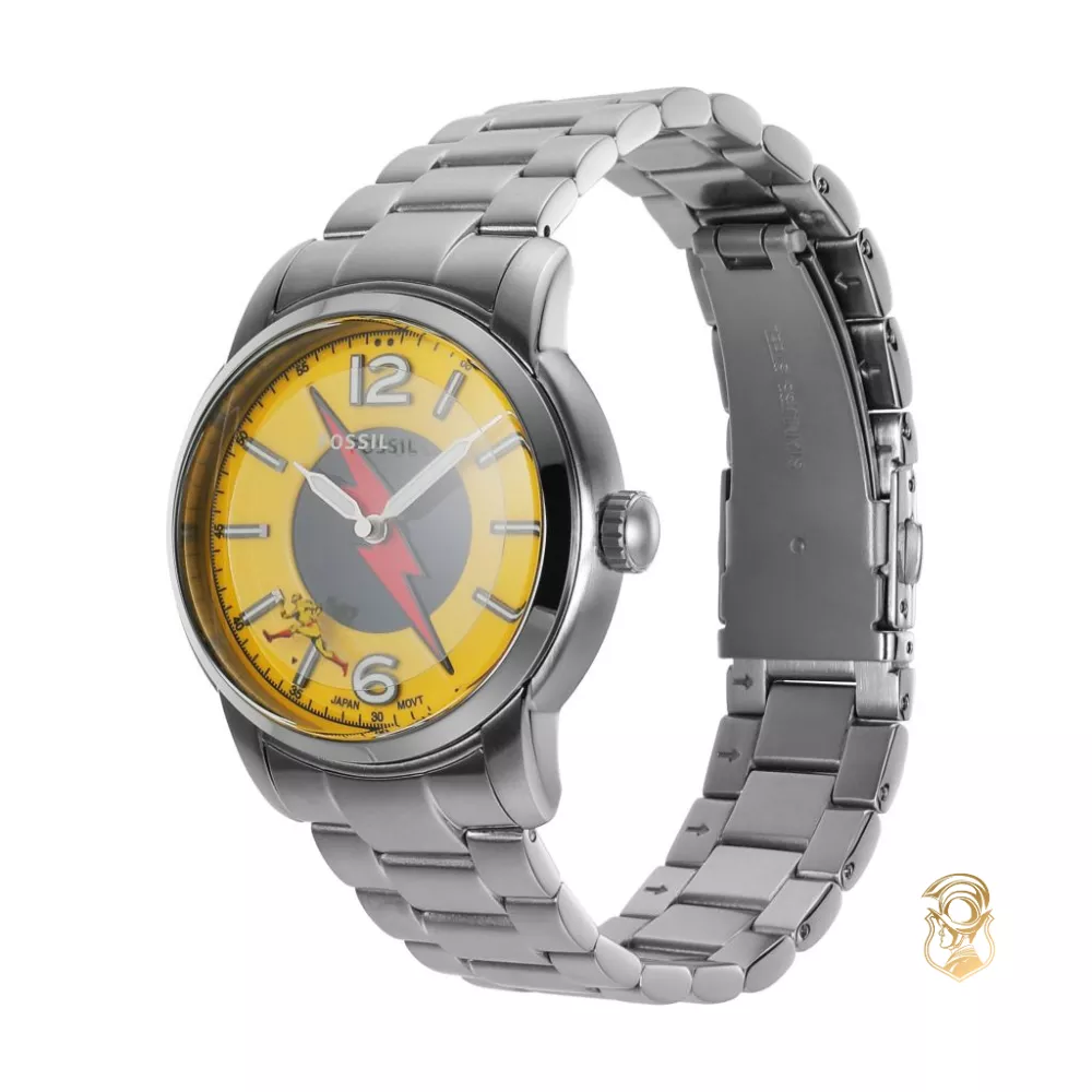 Fossil The Reverse-Flash™ Three-Hand Stainless Steel Watch 40mm