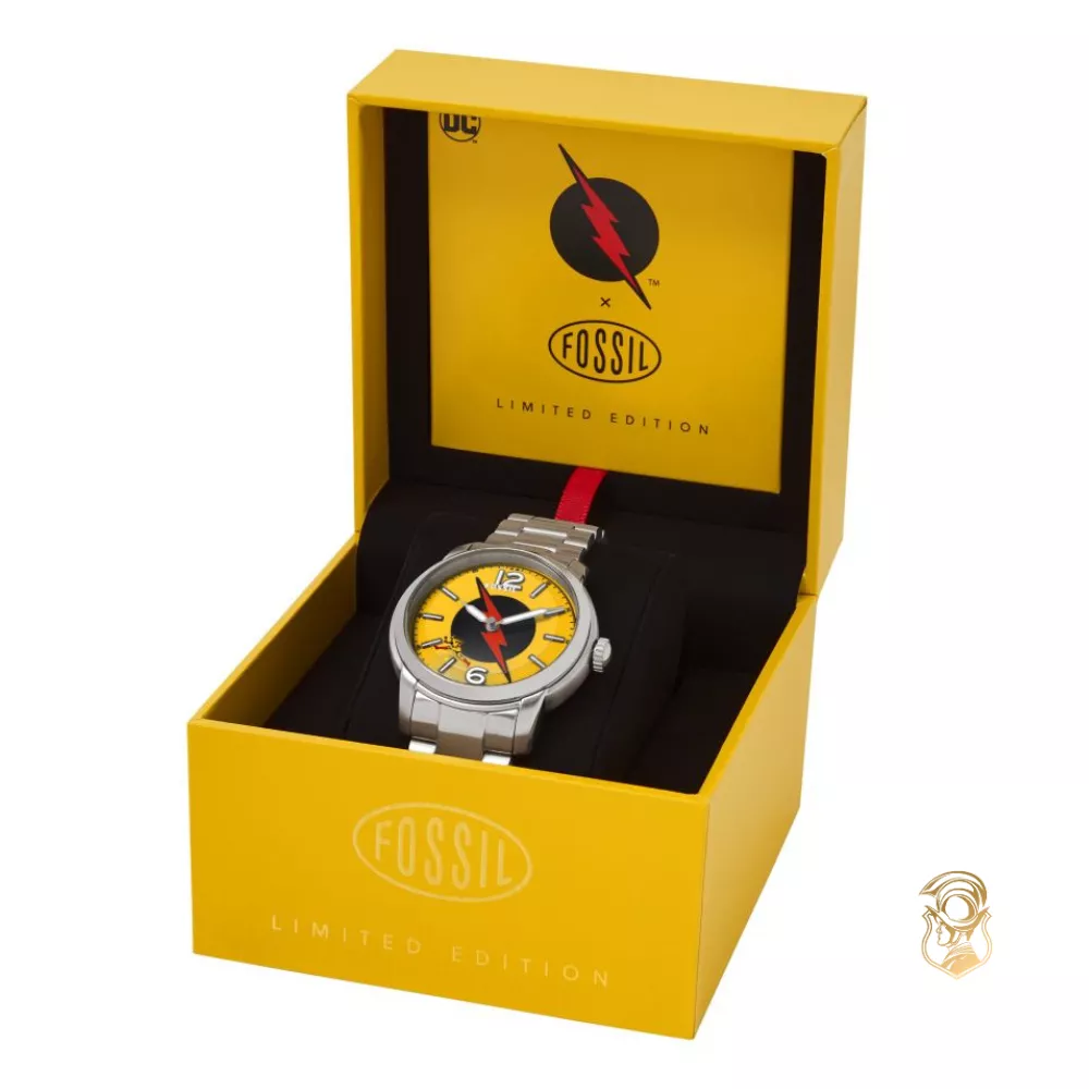 Fossil The Reverse-Flash™ Three-Hand Stainless Steel Watch 40mm