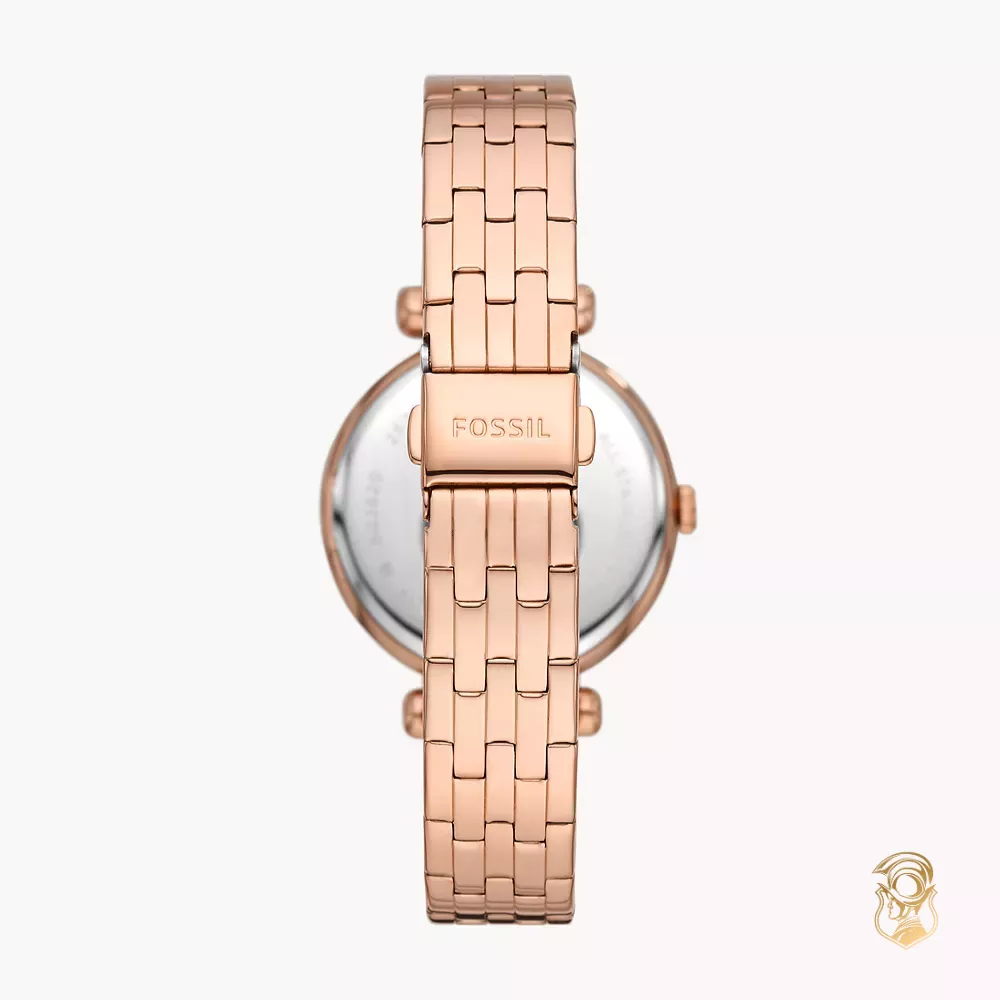 Fossil Tillie Three-Hand Rose Gold-Tone Watch 36MM