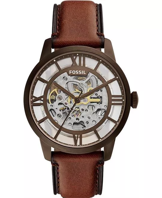 Fossil Townsman Automatic Brown Eco Watch 44mm
