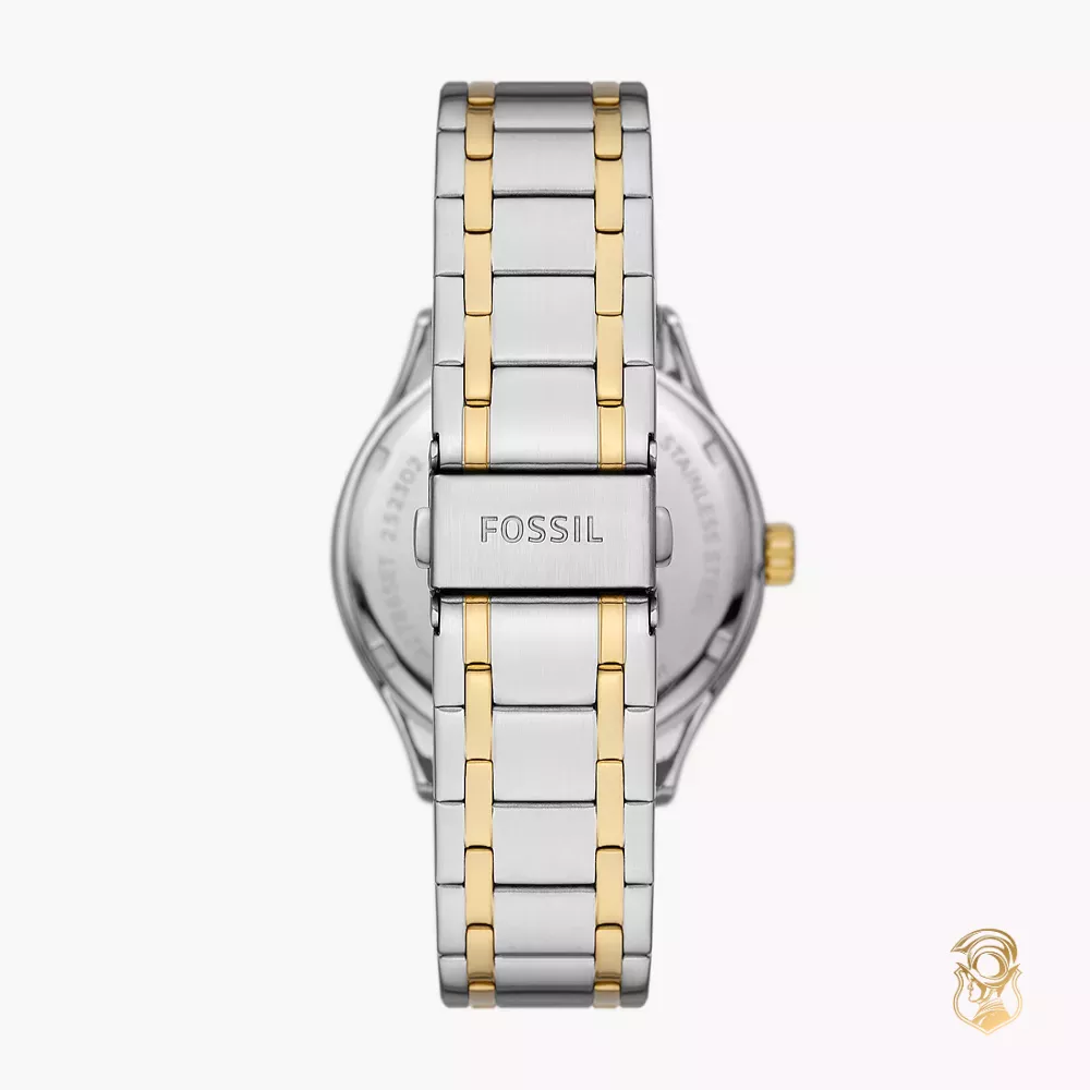 Fossil Two-Tone Stainless Steel Watch 44mm