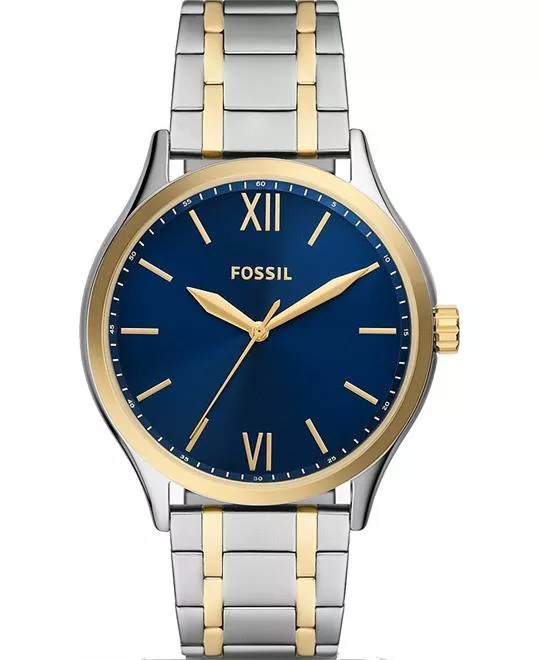 Fossil Two-Tone Stainless Steel Watch 44mm