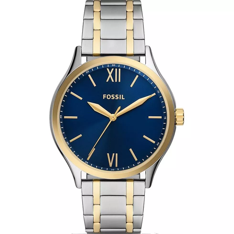 Fossil Two-Tone Stainless Steel Watch 44mm