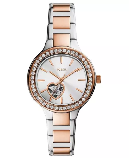 Fossil Weslee Automatic Two-Tone Stainless Steel Watch 36mm