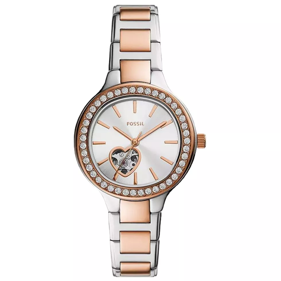 Fossil Weslee Automatic Two-Tone Stainless Steel Watch 36mm