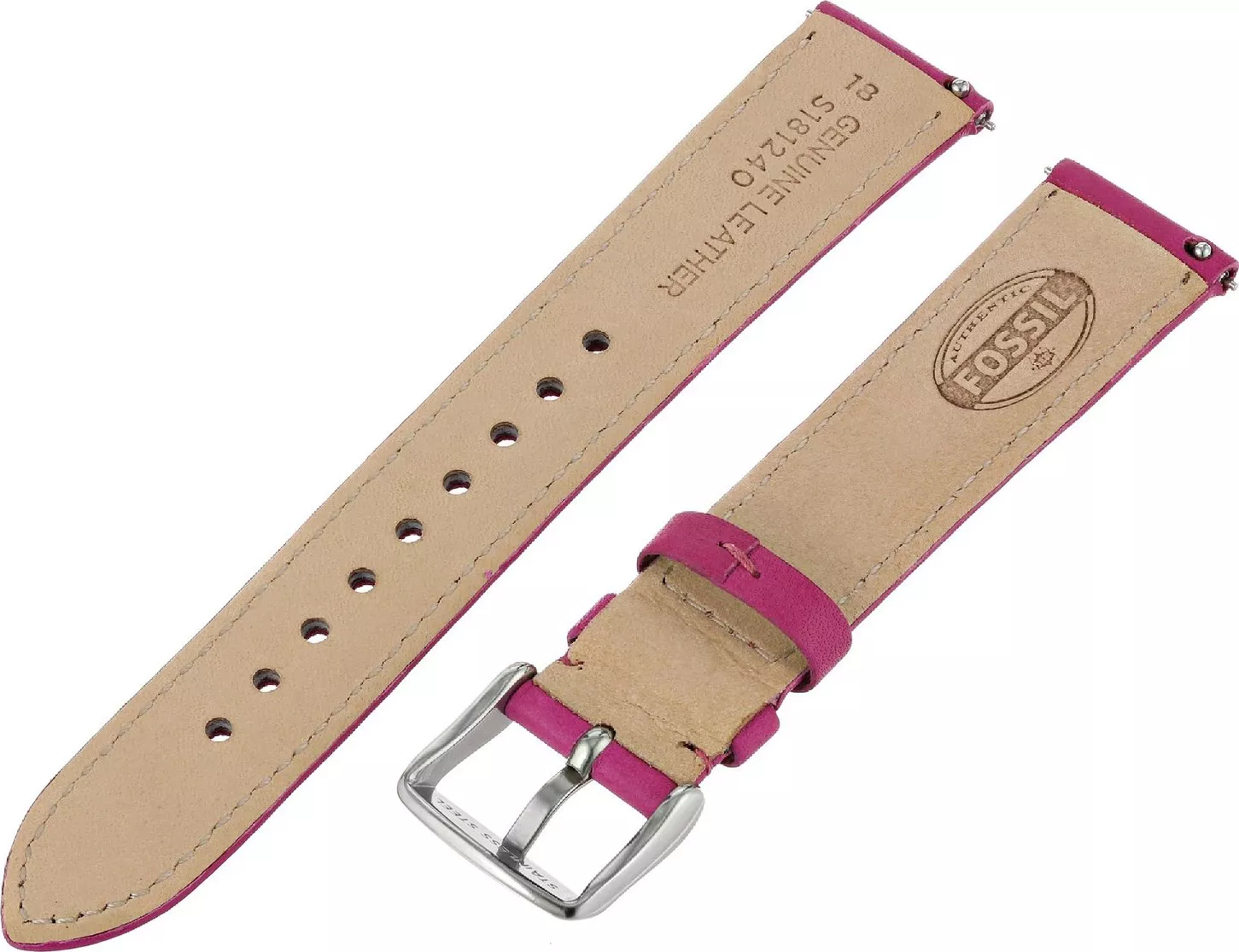 Fossil Women's Leather Watch Strap 18mm 