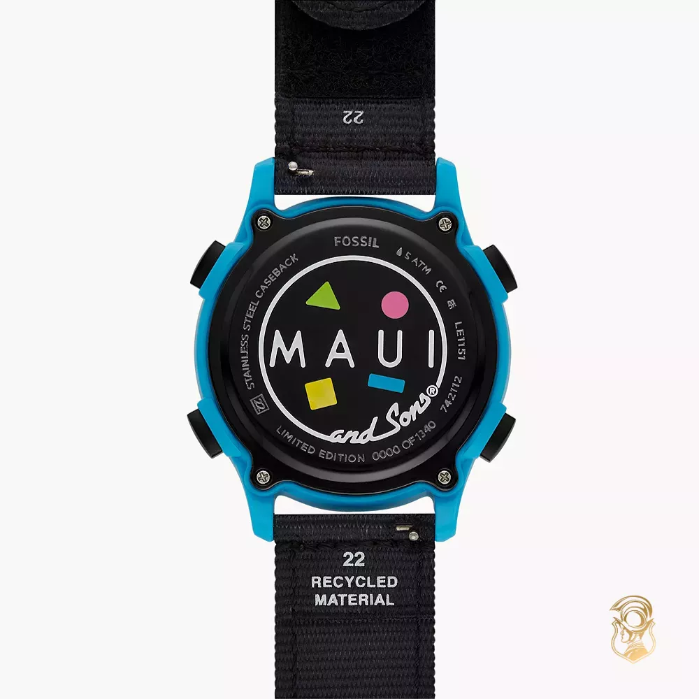 Fossil x Maui and Sons Ani-Digi Watch 42mm