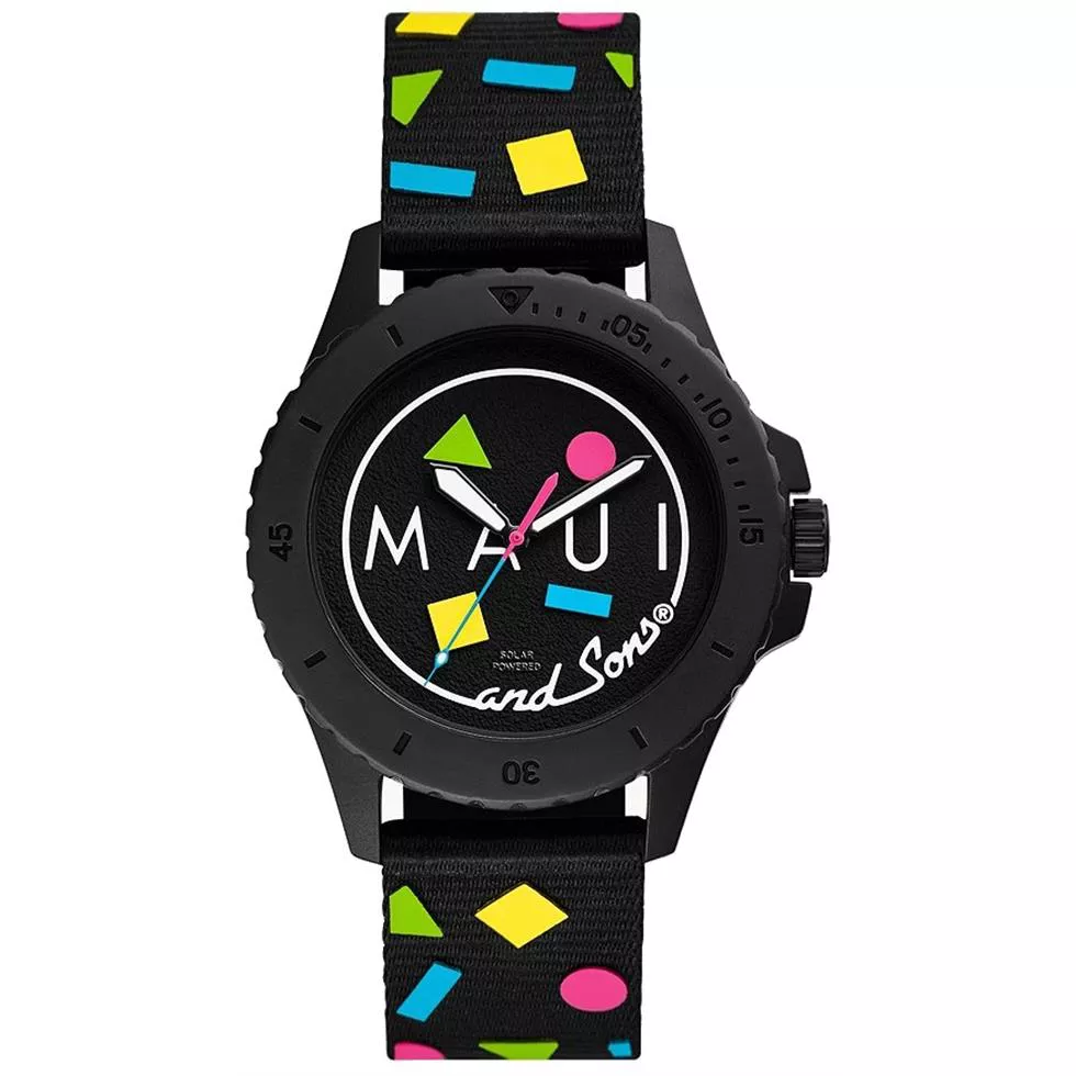 Fossil x Maui and Sons FB-01 Solar-Powered Watch 42mm