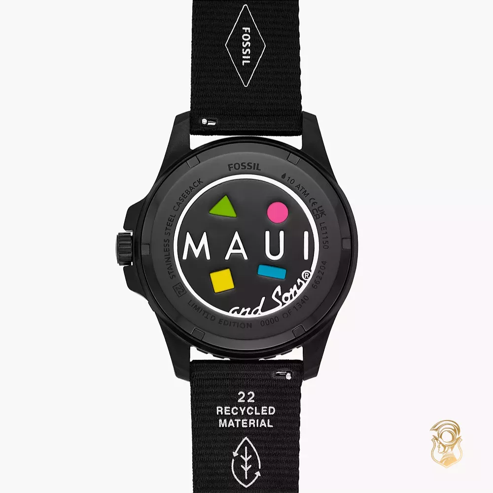 Fossil x Maui and Sons FB-01 Solar-Powered Watch 42mm