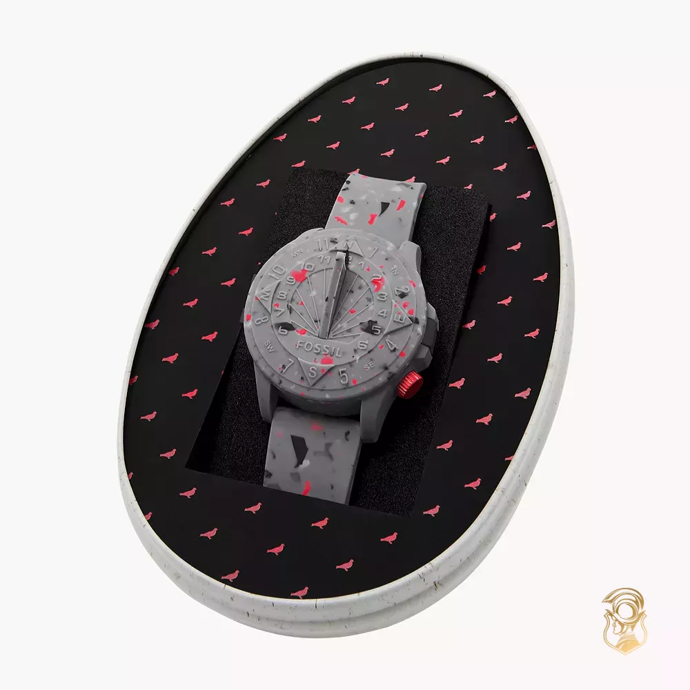 Fossil x STAPLE Automatic Pigeon Grey Silicone Limited 44mm