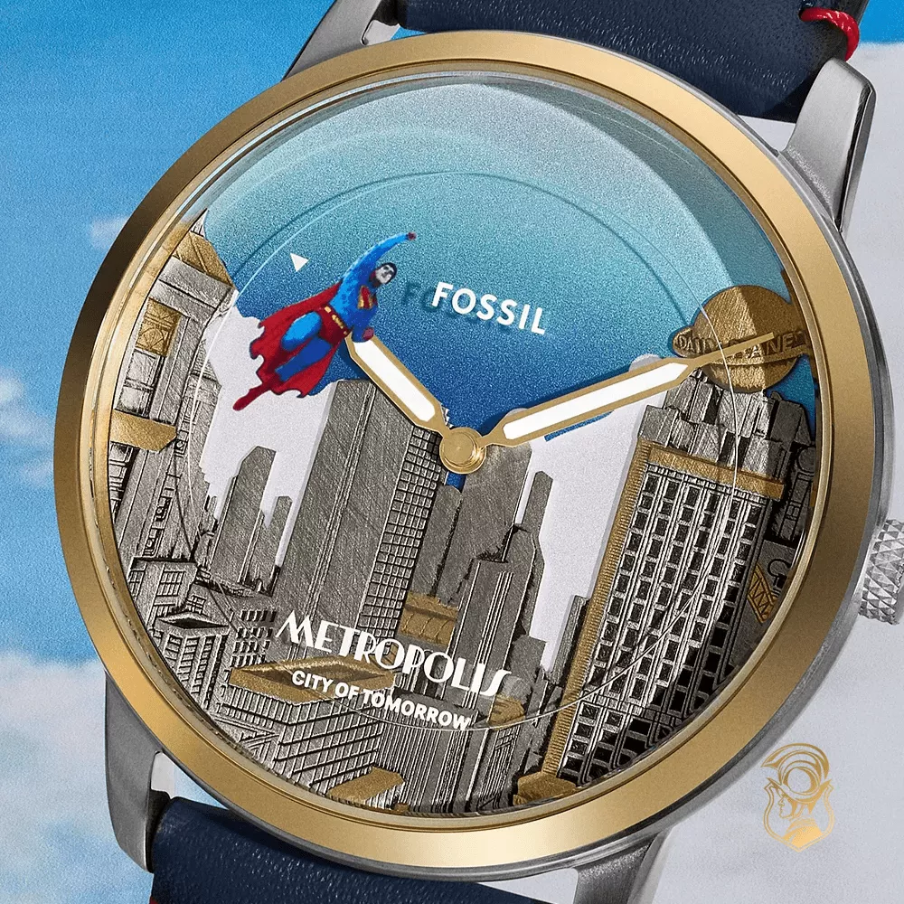 Fossil x Superman Limited Edition Metropolis Set Watch 42mm