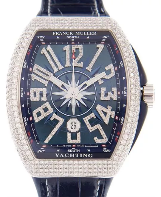 Franck Muller Vanguard 18k Diamond Watch 44*54mm