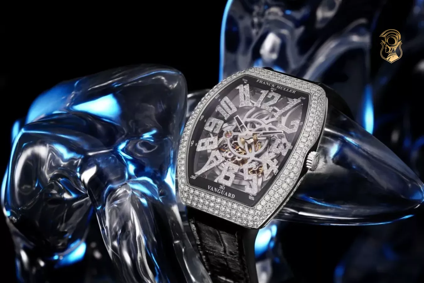 Chế tác  Franck Muller Vanguard Skeleton được ưu tiên các chất liệu cao cấp