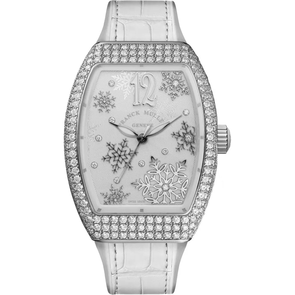 Franck Muller Vanguard Snowflake Diamond Watch 32mm