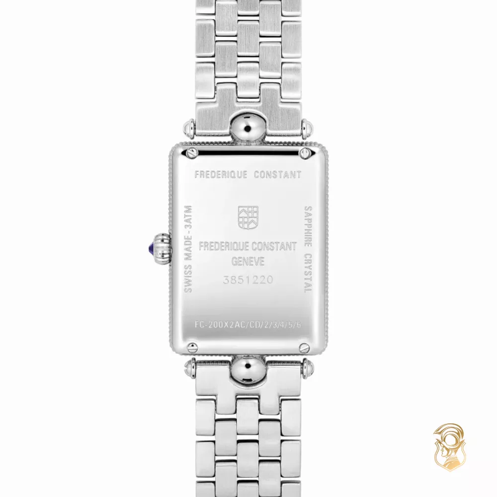 Frederique Constant Art Deco Carre Steel 28 x 20,70 mm