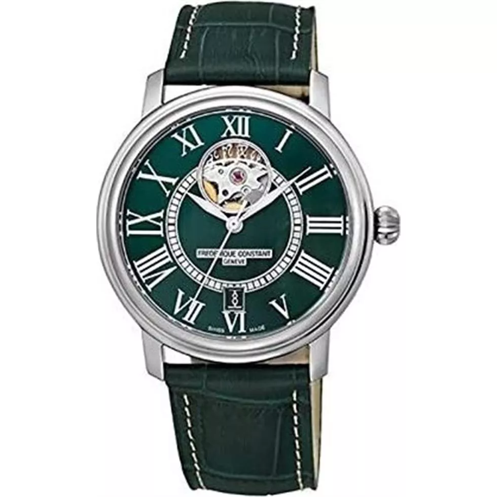 Frederique Constant Classic Heartbeat World Limited Green 38mm