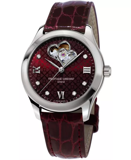 Frederique Constant FC-310BRGDHB3B6 Double Heart  Watch 36mm