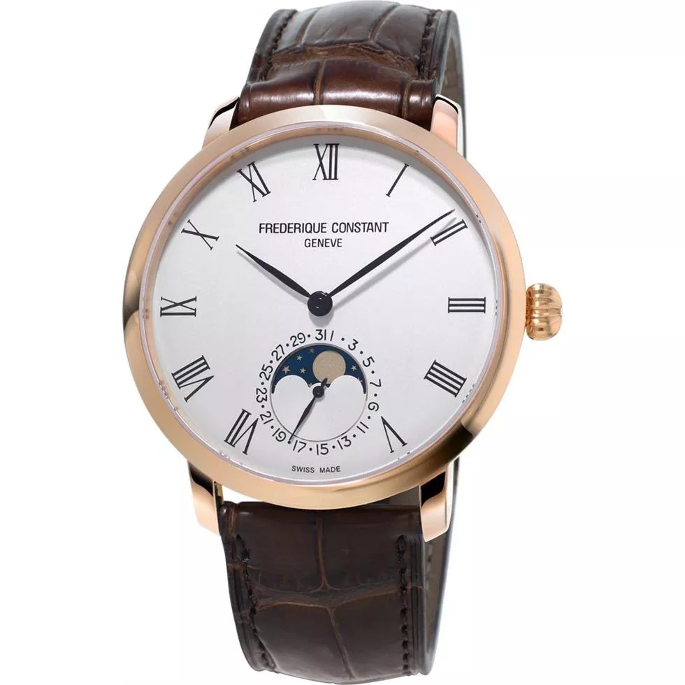 Frederique Constant Fc-705wr4s4 Slimline Moonphase 42mm