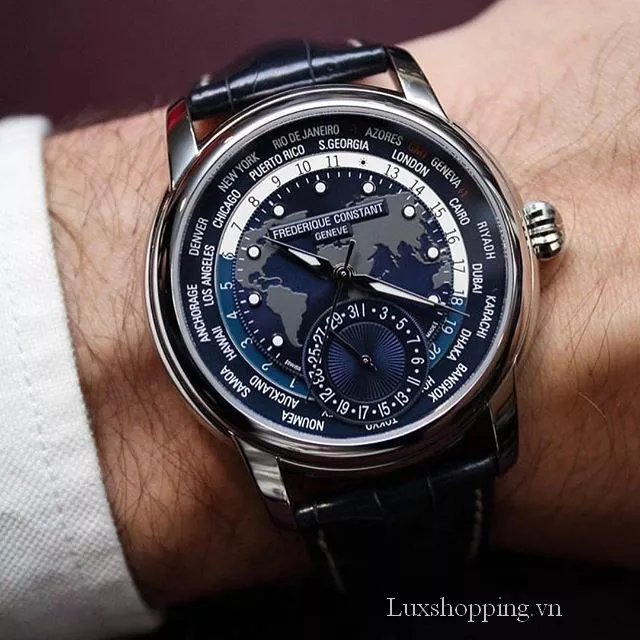 Frederique Constant FC-718NWM4H6 World timer 42mm
