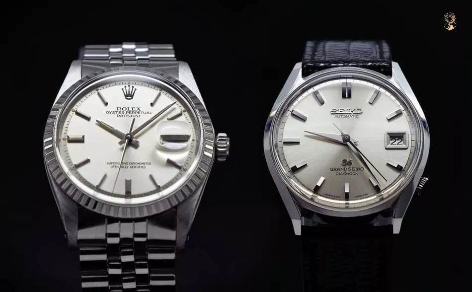  Grand Seiko – SBGJ019 ($7,300) với Rolex DATEJUST- 1603 ($7,300)