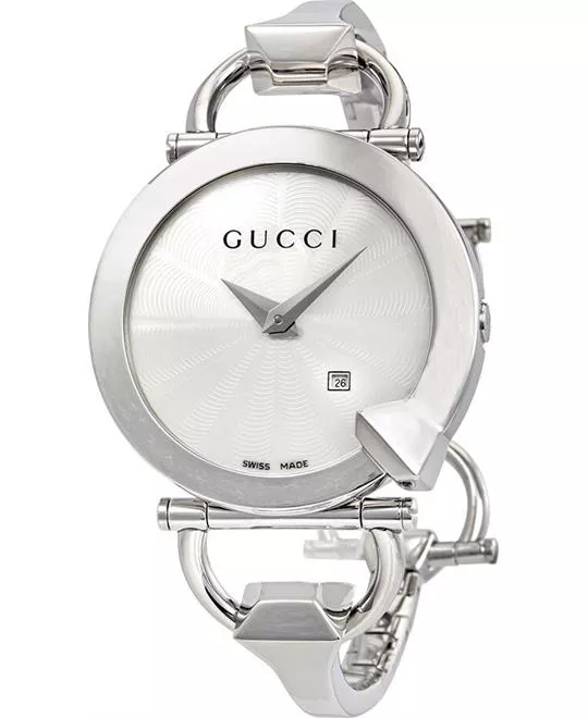 Gucci Chiodo Silver Dial Ladies Watch 35MM
