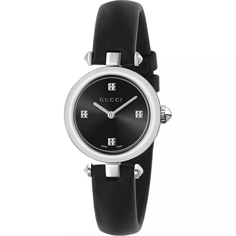 Gucci Diamantissima Black Ladies Watch 27mm 