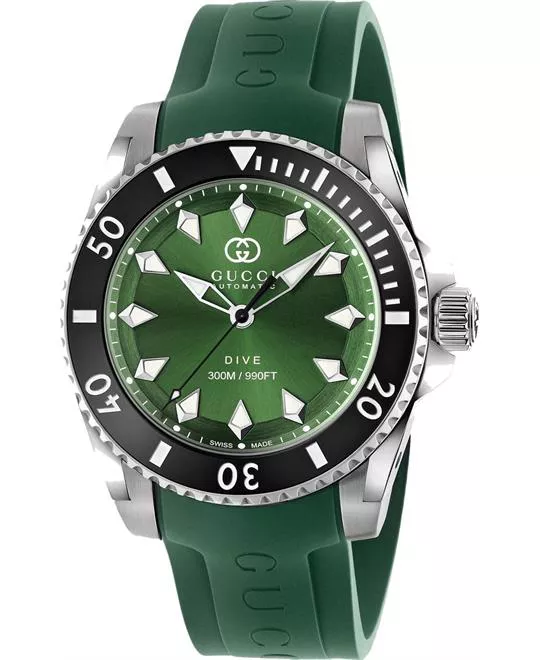 Gucci Dive Automatic Green-Tone Watch 40mm