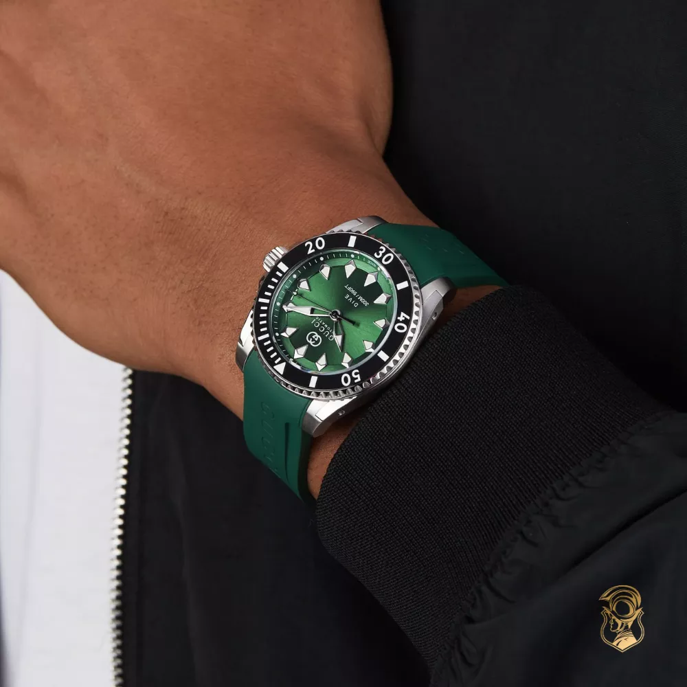 Gucci Dive Automatic Green-Tone Watch 40mm