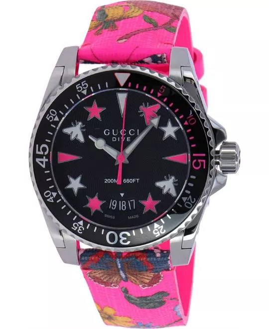 Gucci Dive Pink Men's Watch 40mm