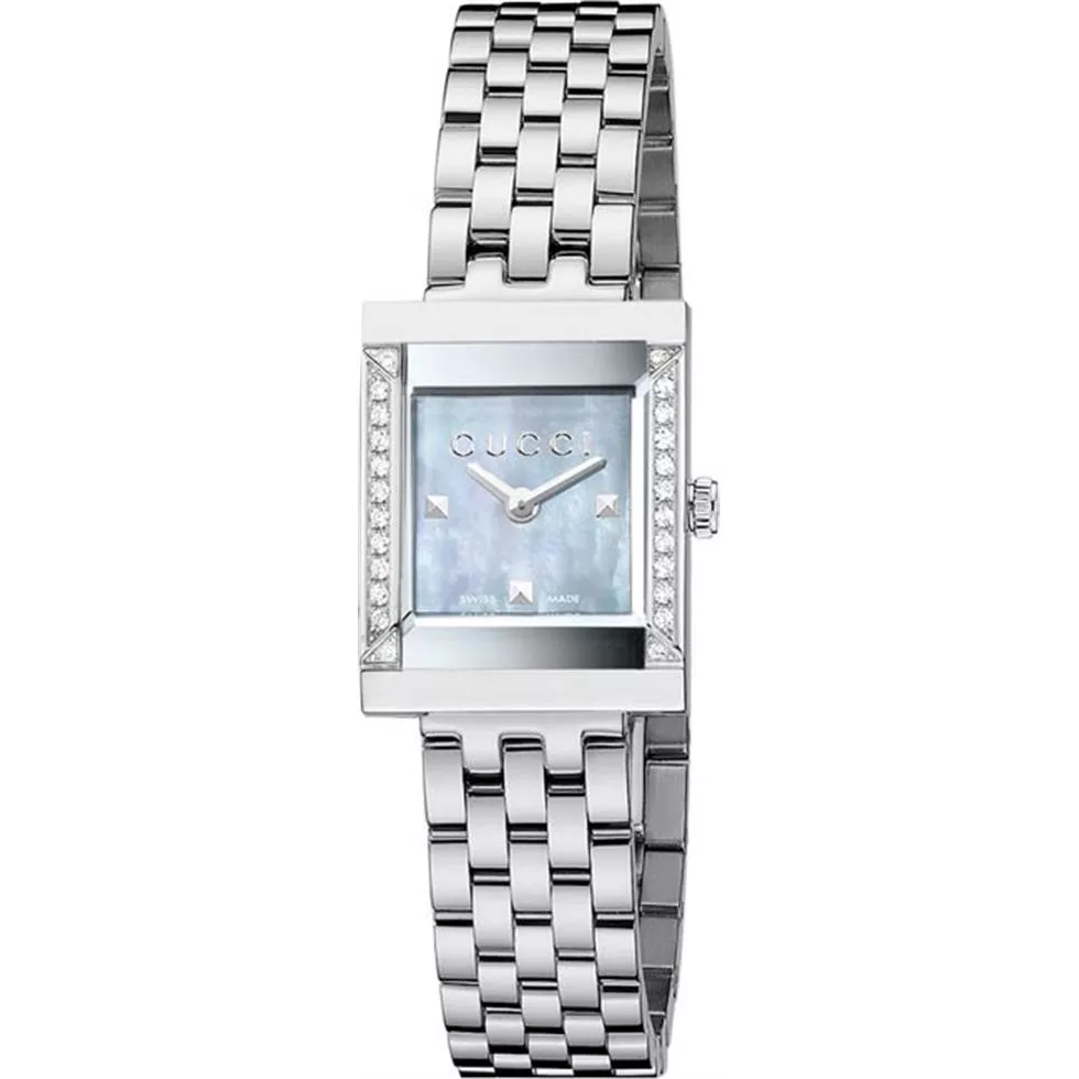 Gucci G-Frame Diamond Watch 19 mm x 24 mm